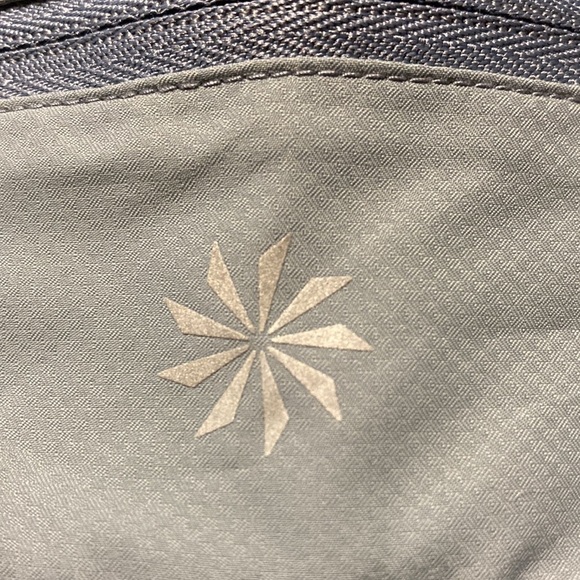 Athleta Go Getter Heathered Yoga Running 2 in 1 Capri / Short Leggings - Picture 10 of 16